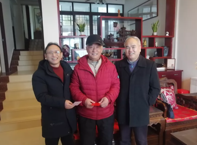 戴豪贛、劉志堅(jiān)一行走訪慰問(wèn)公司老黨員、老干部