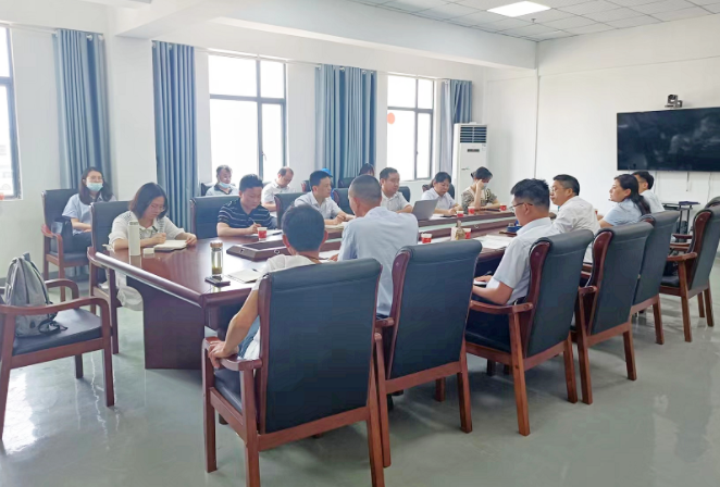 黃俊督導(dǎo)都昌公司復(fù)工復(fù)產(chǎn)、疫情防控、安全生產(chǎn)工作