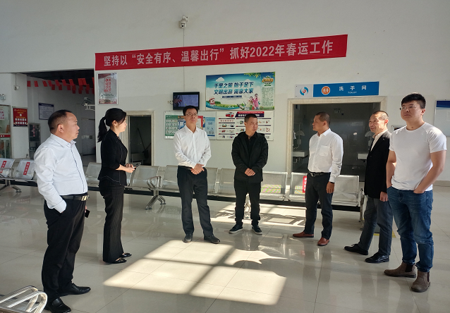 九江長運：省交通運輸廳副廳長丁光明督導共青公司二十大前疫情防控、安全維穩(wěn)工作
