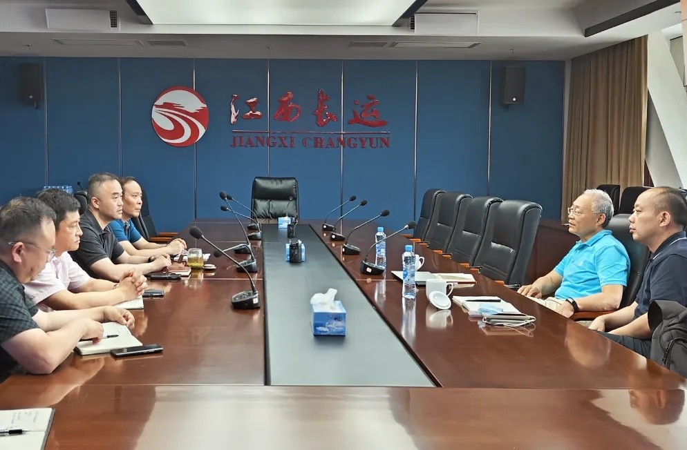 中物聯(lián)規(guī)劃研究院到江西長(zhǎng)運(yùn)交流調(diào)研 劉磊、占梁陪同
