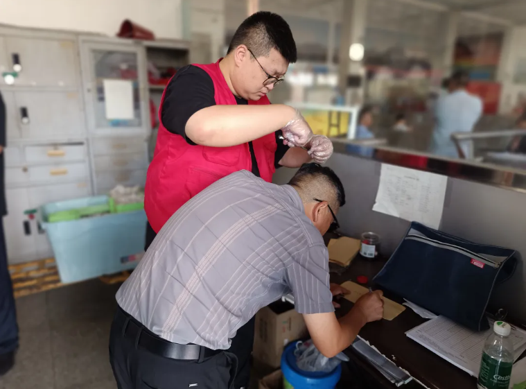 九江長運：湖口公司開展毒駕檢測 筑牢安全防線